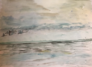 Watercolour by Caroline Anderson